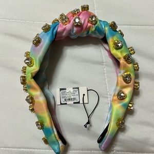 NWT Lele Sadoughi x Stoney Clover Tie Dye Pastel Knotted Headband
